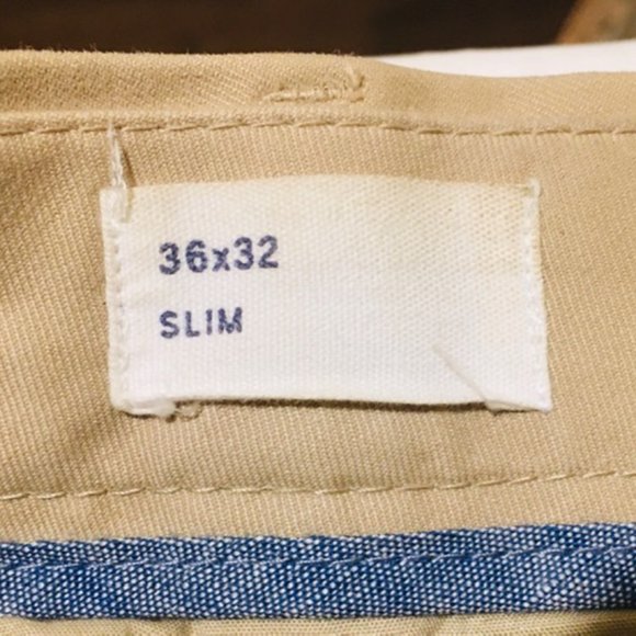 EUC SLIM FIT GAP KHAKIS 36x32 - Picture 4 of 4